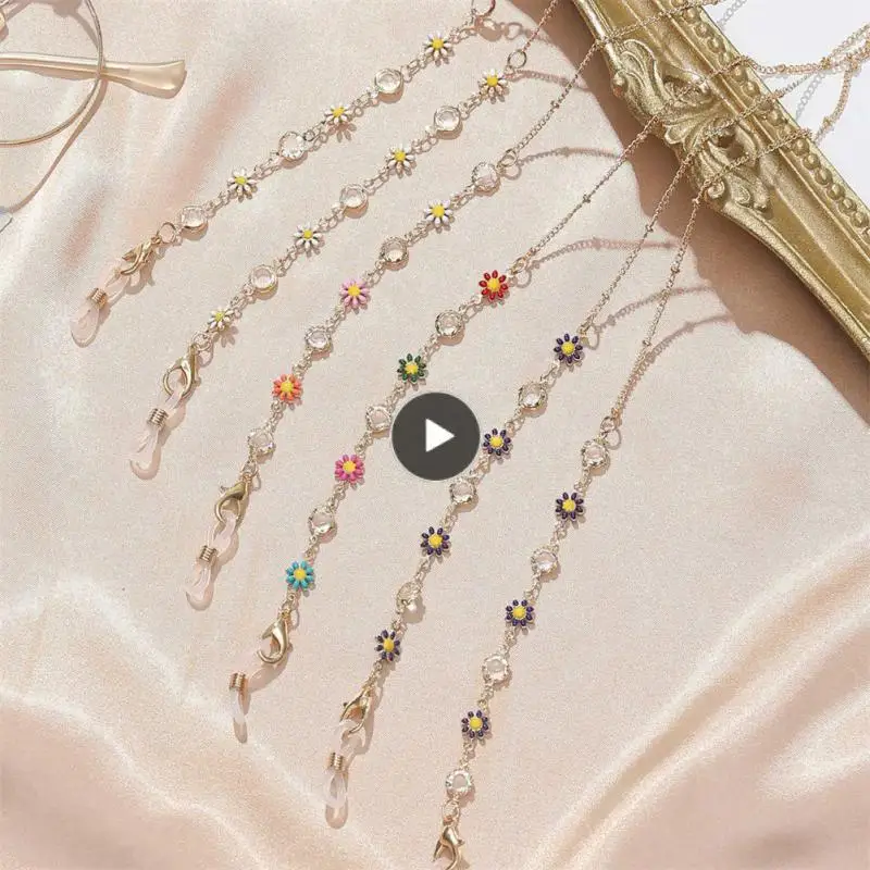 

Декоративная цепочка для солнцезащитных очков, элегантная Милая цепочка для защиты от потери, держатель для очков, цепочка для очков