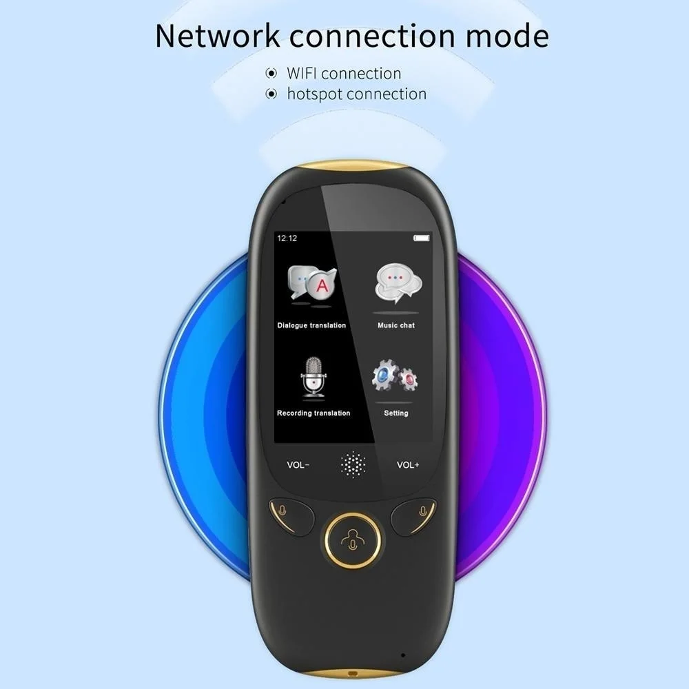 

K1 2.0 Inch Screen Voice Translator Smart Business Travel AI Translation Machine 512MB+4GB 45 Languages Translator Hot Sale