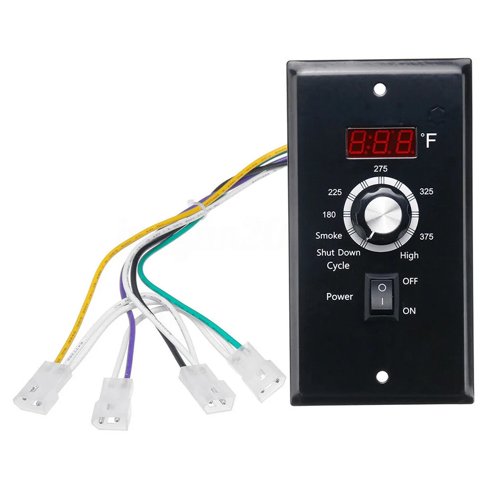 

Thermostat Controller Board BBQ Smoker Temperature Control On Off Fireplace Oven Digital 120V Safe For Z GRILL Wood Pellet