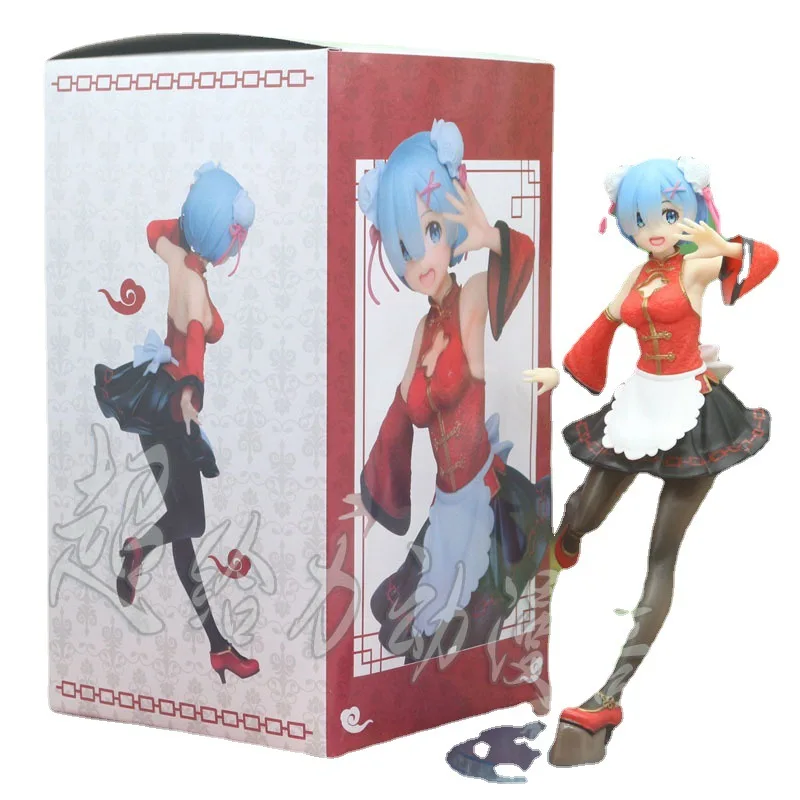 

23 см Re:ZERO-start Life in other World Аниме Фигурка Ram PVC экшн-фигурка Ram и Rem Ver. Игрушечная фигурка сексуальной девушки в подарок
