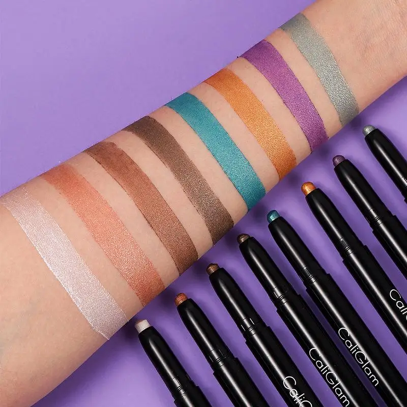 

8-color Available Matte Rotating Eye Shadow Pen Waterproof and Sweatproof Long-lasting for Professional Makeup Cosmetic