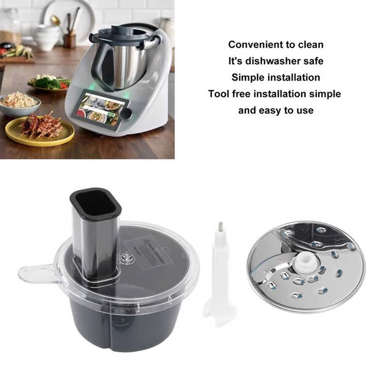

Food Processor Container TM5/6 Cutter Kit for Vorwerk Thermomix TM5 6 Cooking Blender Slicing Shredding Disc Accessories