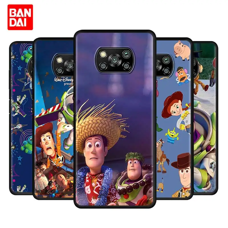 

Cover Case for Xiaomi Poco X3 NFC F3 M3 11t 11 Lite Ultra Redmi Note 10s 10t Pro Plus 5G Soft Capa Armor Cartoon Toy Story