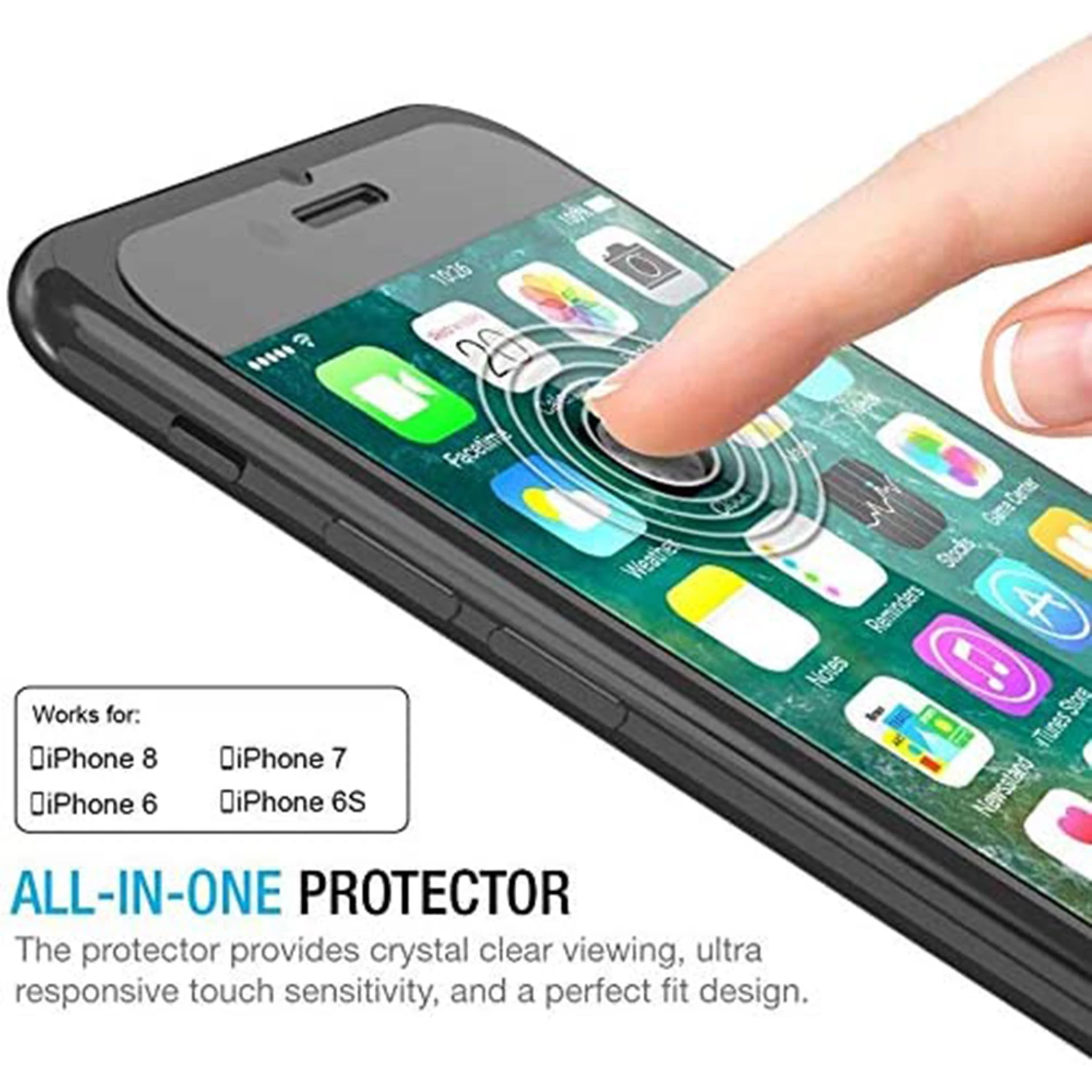 3PCS Protective Glass on For iPhone SE 5 6 S screen protector Tempered Glass For iPhone 6 7 8 S plus SE 2020 2022 Glas Film