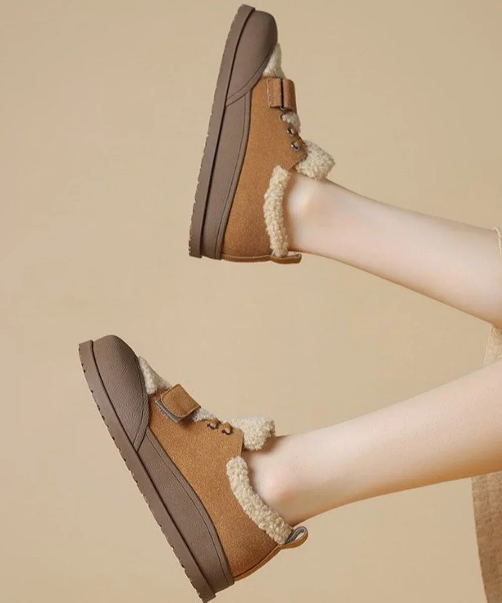 BCEBYL зимняя новая модная повседневная элегантная плоская подошва повышенный