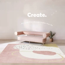 Modern French Art Abstract Carpet Simple Bedroom Living Room Home Large Area Decoration Rug Cloakroom Girl Room Pink Floor Mat Modern French Art Abstract Carpet Simple Bedroom Living Room Home Large Area Decoration Rug Cloakroom Girl Room Pink Floor Mat