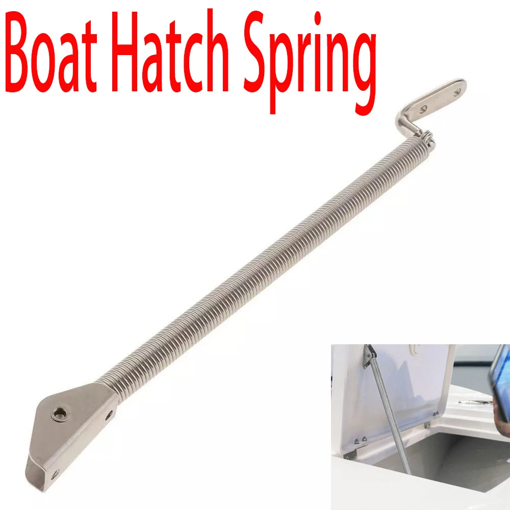 

Boat Hatch Spring Marine Stainless Steel 280mm Spring , Lid Support Spring Boat Hardware Boat Replacement Accessories