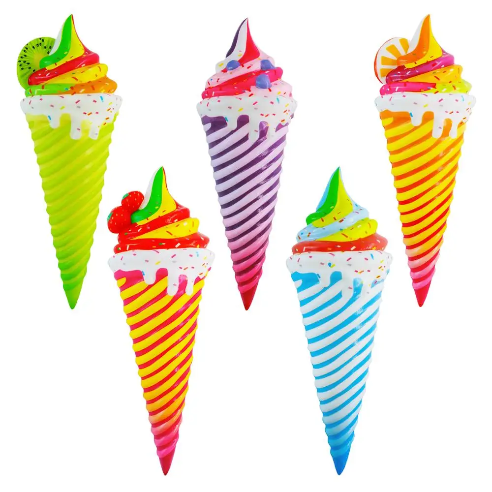 

Simulated ice cream model Squishy slow rebound kneading music decompression venting toy children's early education gift