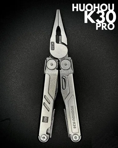 Охотничий нож XIAOMI HuoHou K30 Pro, складной нож, многофункциональный инструмент 18 в 1, Отвертка из нержавеющей стали 7Cr17 с крестообразными/шлицевыми/очками
