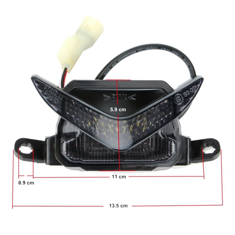 2X Передняя верхняя светодиодная фара мотоцикла для Honda CBR 600 RR 2007-2012