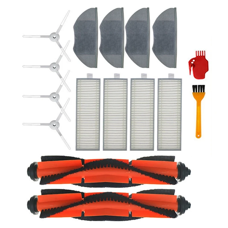 

Насадка на швабру для робота-пылесоса Xiaomi G1 Mi, фильтр НЕРА, основная и боковая щетки, запчасти