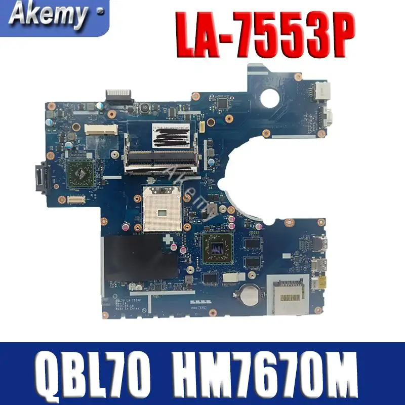 

K73TA Motherboard QBL70 HM7670M For Asus K73T X73T LA-7553P K73TK R73T laptop Motherboard K73TA Mainboard K73TA Motherboard