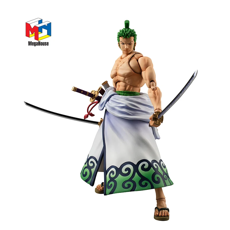 

Оригинальная Аниме Фигурка MegaHouse VAH, 18 см, цельная модель роноа Зоро, игрушки, фигурка, украшение для рабочего стола