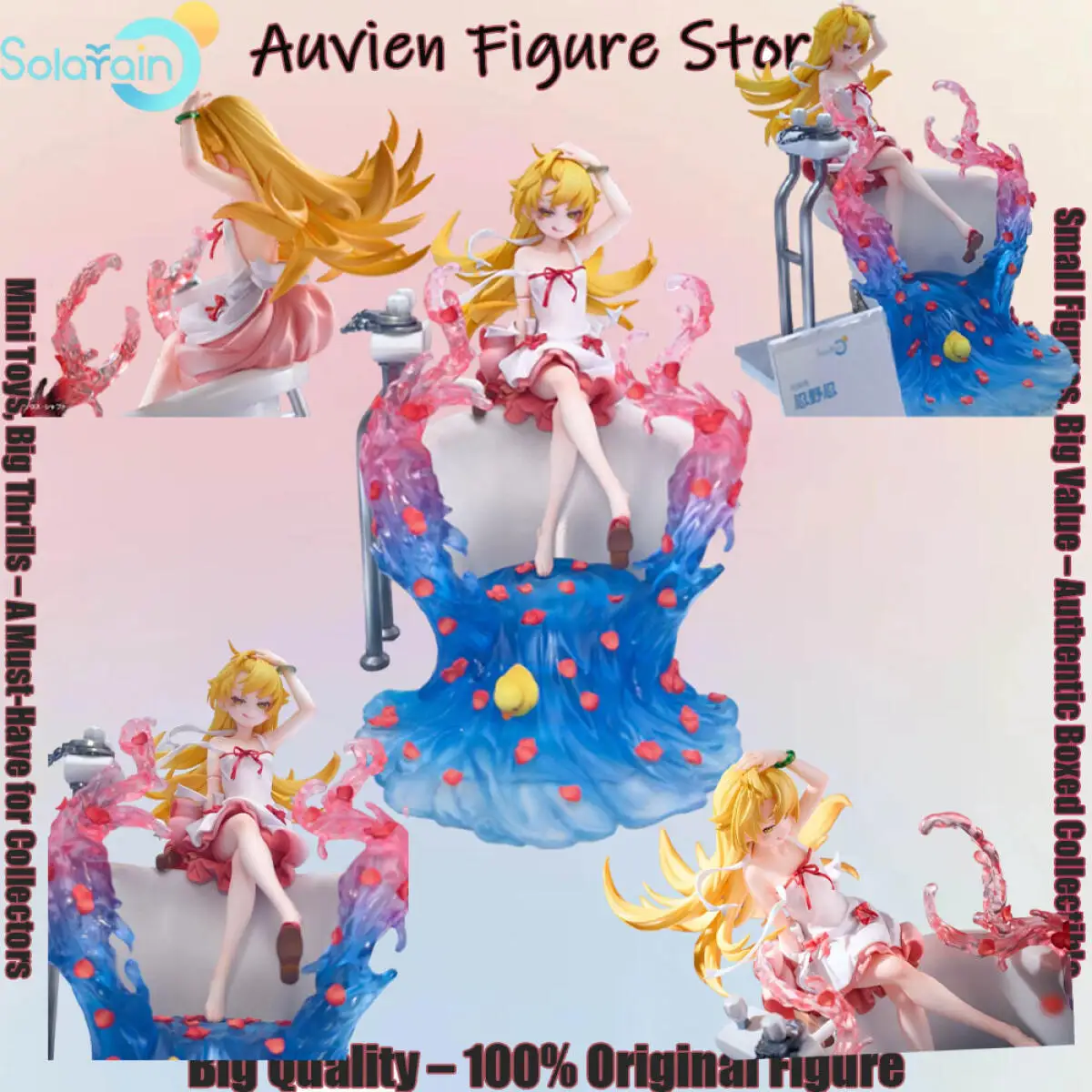 Фото Официально лицензированная фигурка Solarain Toys Ошино Шинобу из аниме-сериала «Моногатари», модель персонажа «Перекресток» №4