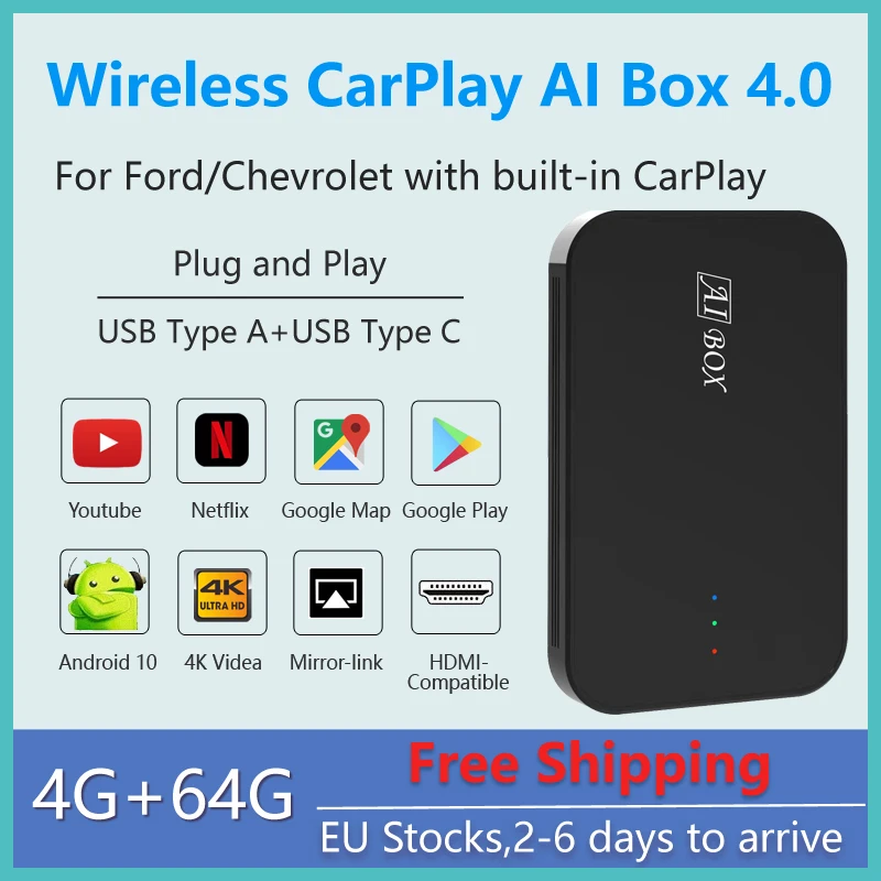 

Автомобильная приставка для видеонаблюдения Apple CarPlay YouTube Netflix Bluetooth GPS навигация, для Ford F-150 F150 Edge Escape DISPATCH Mustang Explorer