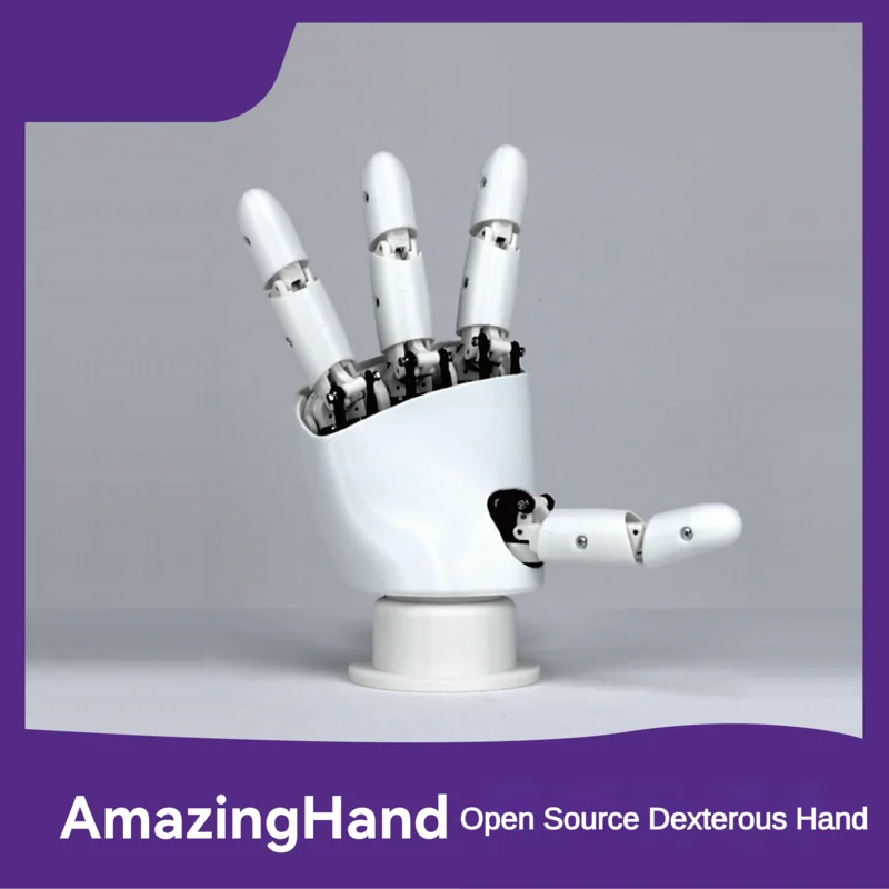 Собранная роботизированная рука AmazingHand 8 DOF, напечатанная на 3D-принтере, механическая рука-манипулятор (праваялевая), программируемая, с серводвигателями PWMFetech (art.: 3920d95d5982b) - 3920d95d5982b