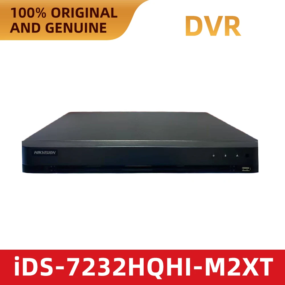 Фото Оригинальный гибридный видеорегистратор Hikvision iDS-7232HQHI-M2/XT на 32 канала с технологией AcuSense, 2 слота для жестких дисков №1
