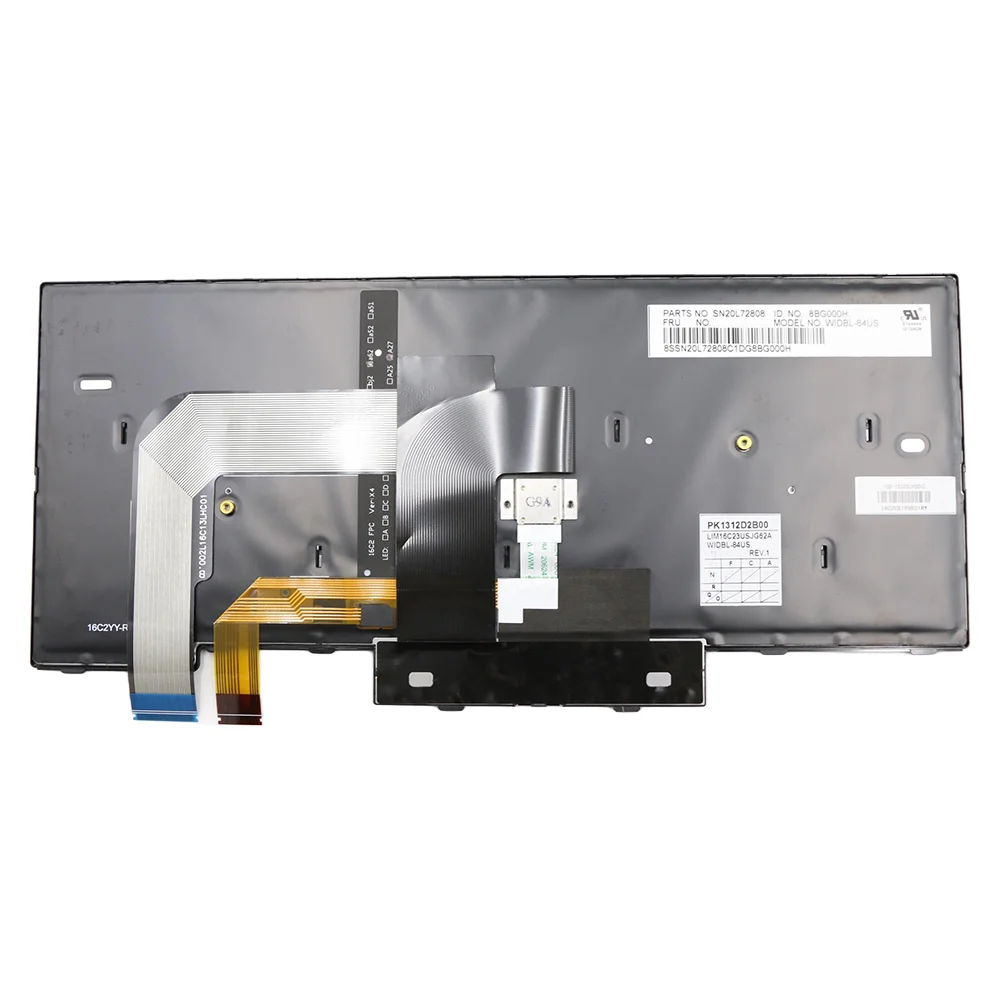 Клавиатура для ноутбука Lenovo ThinkPad T470 T480 A475 A485 внутренняя английская подсветка