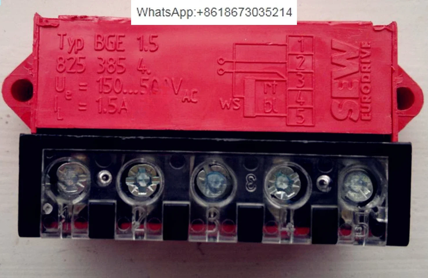 Выпрямитель мотора блок деталь номер 8253854/Тип: BGE1.5 модуль