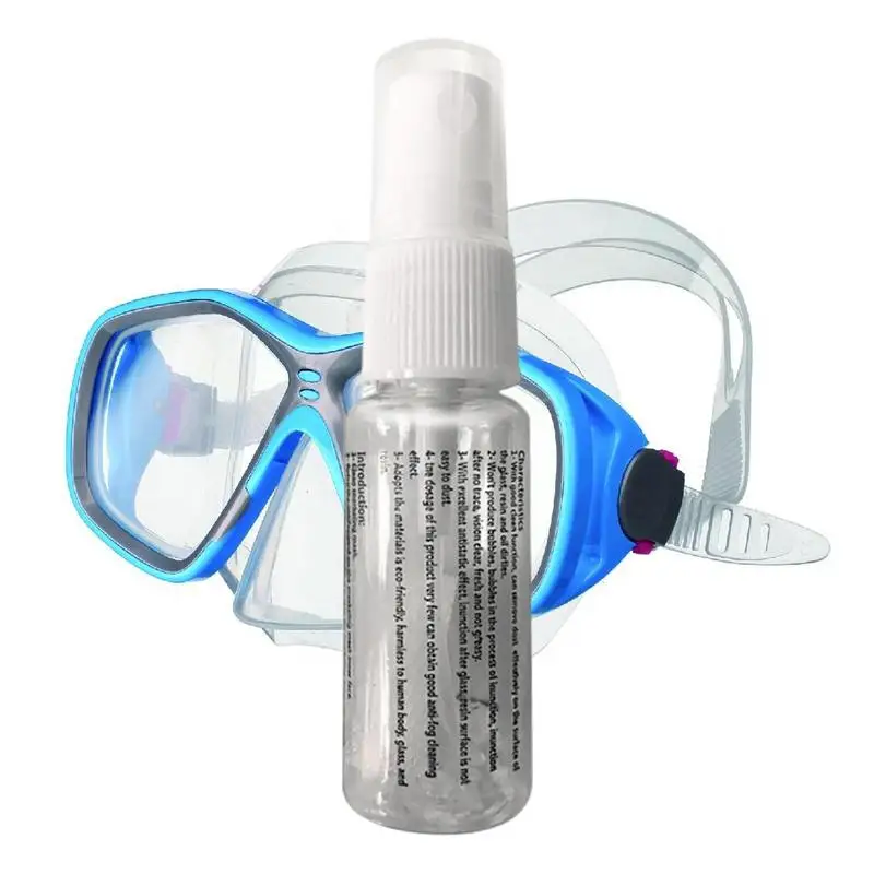 

20 мл Анти-туман спрей для плавания Очки подводное погружение маски Очиститель объектива Defogger антибликовый спрей для спортивных очков плавательные очки