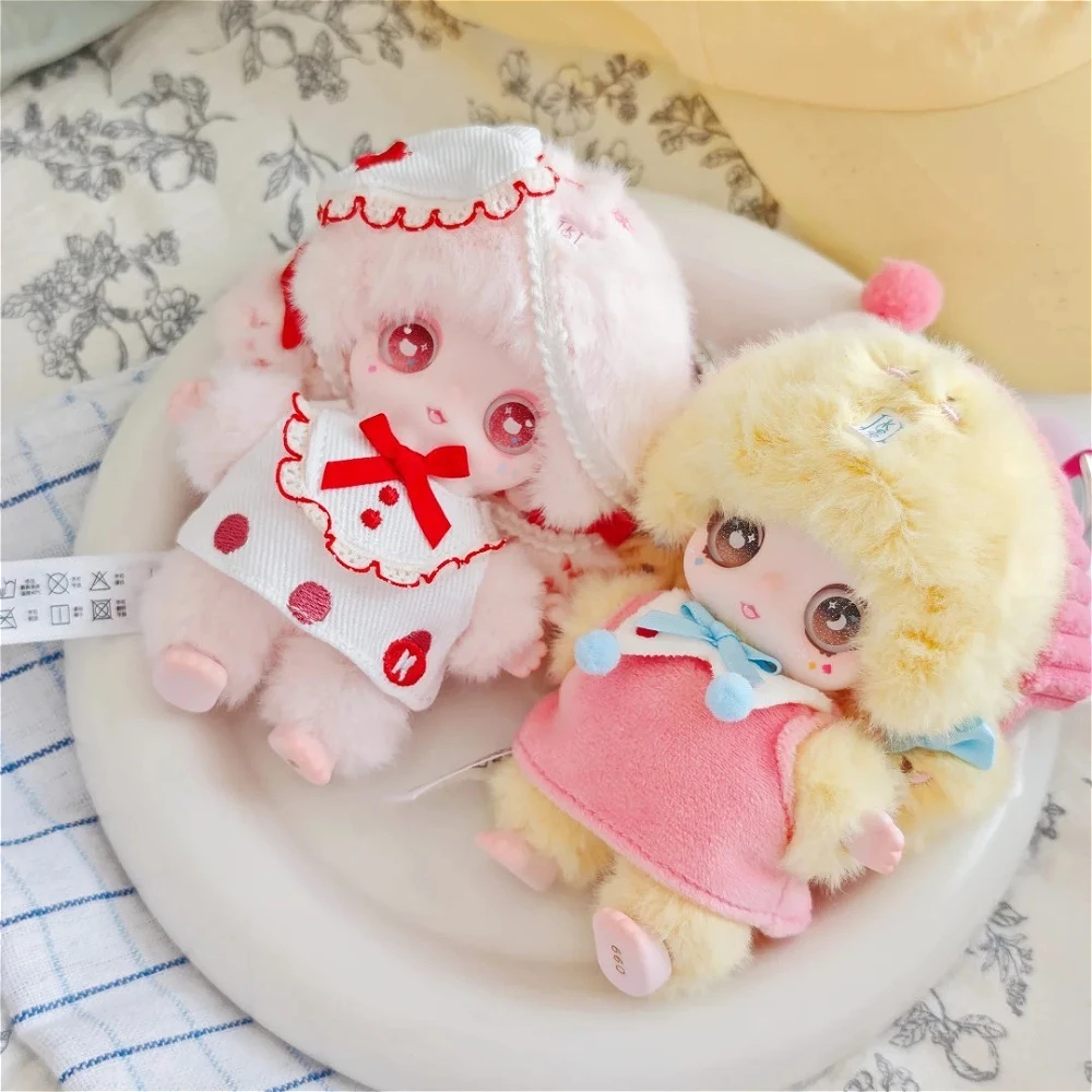 Фото Плюшевая фигурка-подвеска Keeno Fluffy Cute Ghost Series Blind Box, брелок для ключей, кавайное украшение для рабочего стола, игрушка-сюрприз в пакете, подарок №4
