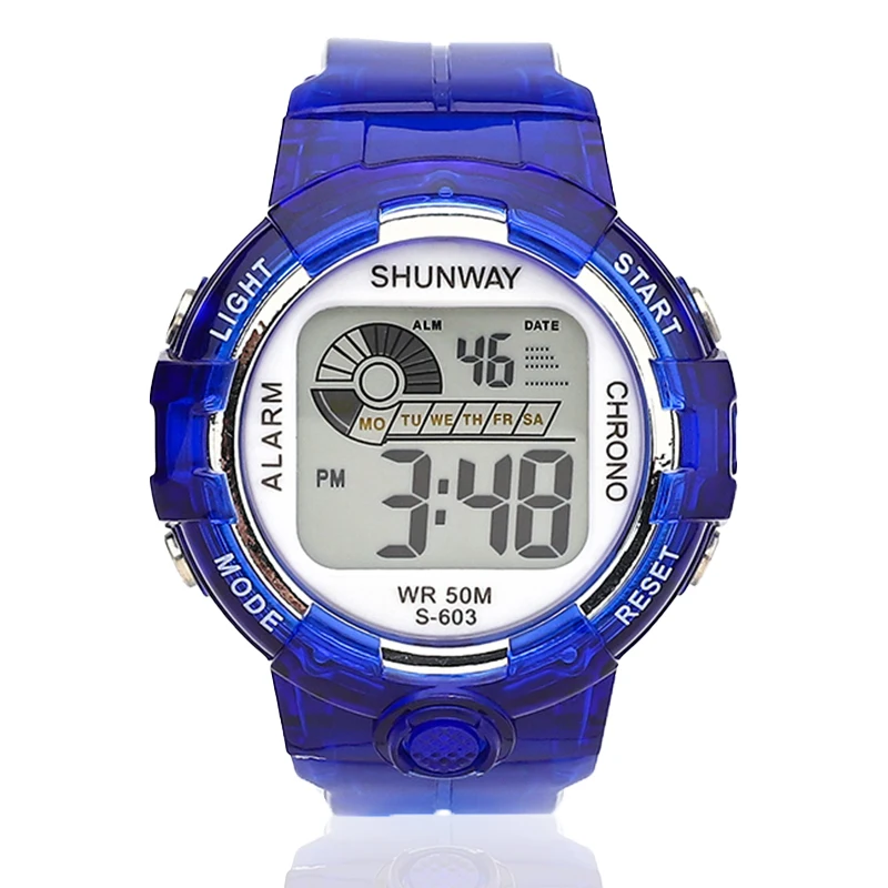 

2022 Children Sports Kids Digital Watches Student Fashion Luminous Led Alarm multifunctional waterproof Clock Children's Watch