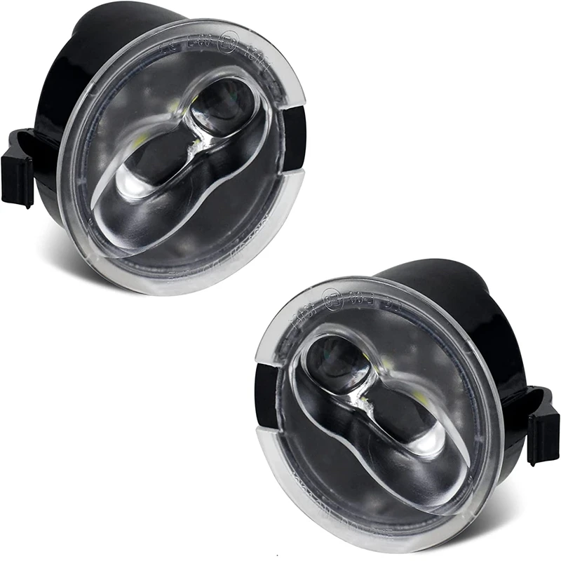 2Pcs LED Side Mirror Puddle Light Lamp Assambly for Ford F150 Ranger Edge Fusion Explorer Expedition Flex Taurus X, 6000K White