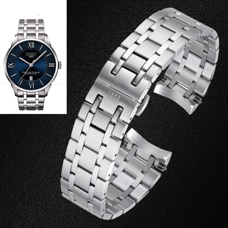 

Watch accessories For Tissot T099 1853 Bracelet Watchband Watches Accessories Metal Watch Strap 21mm With Logo