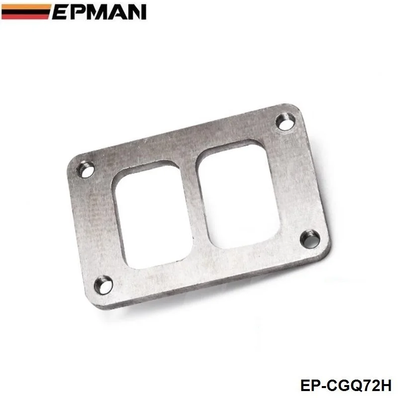 Фото EPMAN Jdm Performance T6 Разделенный впускной фланец турбонаддува Отверстия с резьбой Двойная прокрутка Большая рама 1/2 дюйма EP-CGQ72H №1