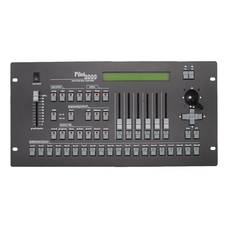 

Pilot 2000 DMX Controller DMX Lighting Console For Moving Head Stage Lights