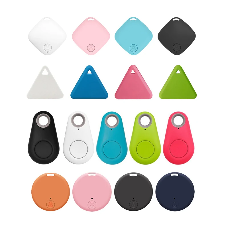 Bluetooth Anti-Loss Device Multi-Shape Color Bag Key Bi-Directional Anti-Loss Car Locator Finder Water Droplets Shape Round images - 6