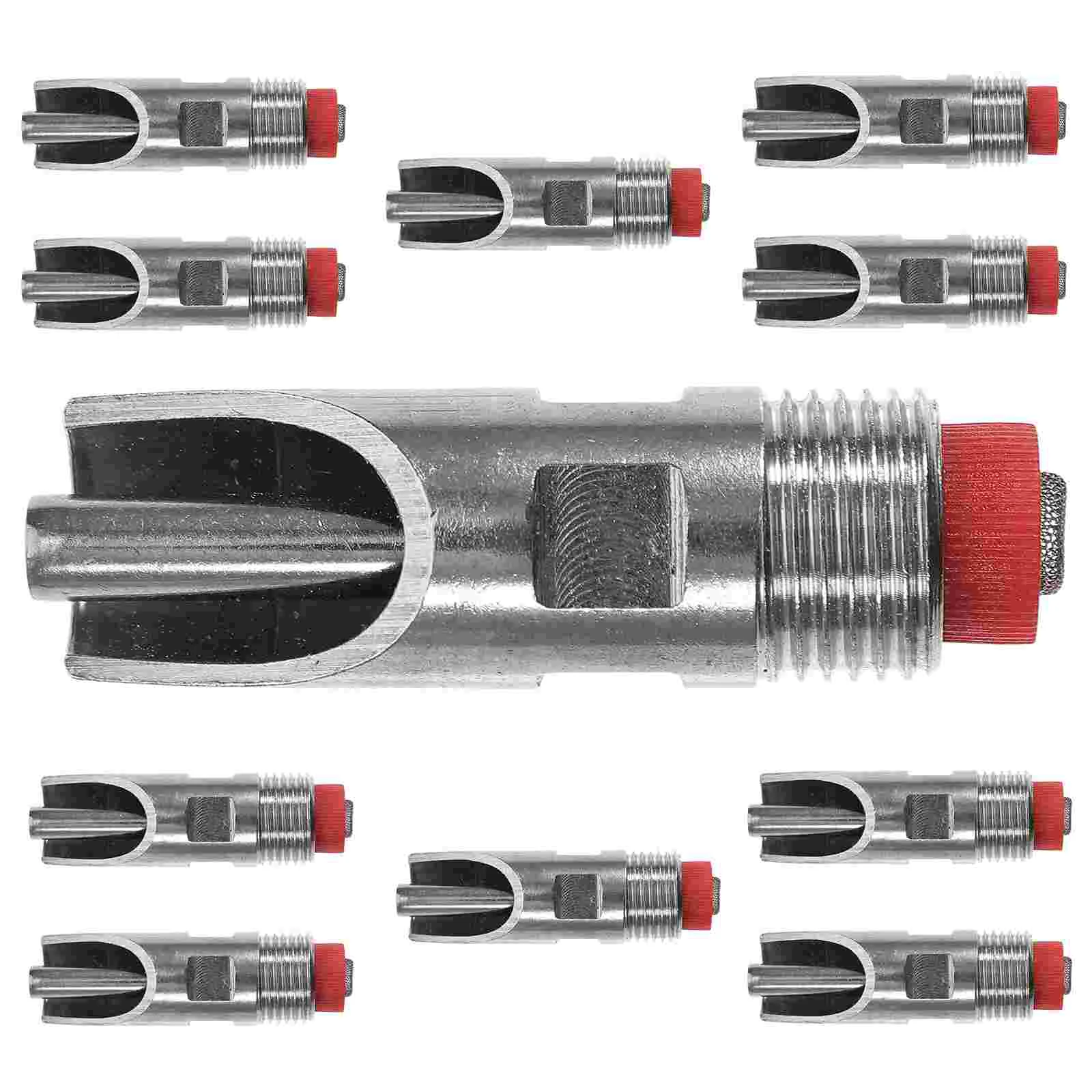 

10pcs Pigs Waterer Automatic Piglets Feeders Stainless Steel Livestock Drinking Tools