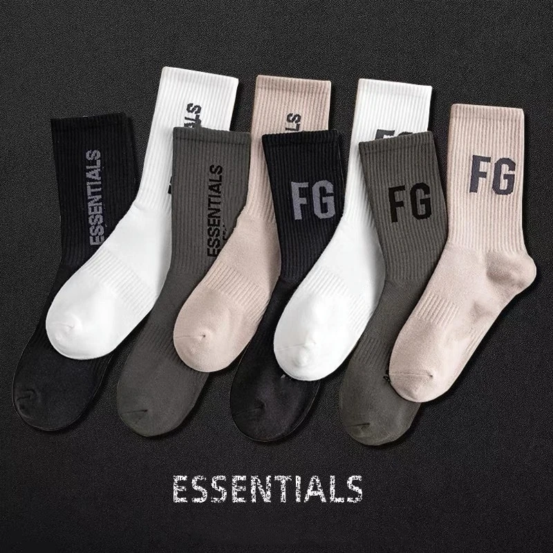 

Essentials Socks 1 Pairs Fashion Los Angeles Essentials Sports Socks Four Seasons General Breathable Socks Unisex Thick Sock