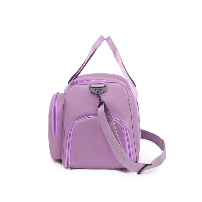 Multi-color Large Capacity Waterproof Fashion Trend Portable Fitness Travel Bag Duffle Wear Tie Rod Bag Portable Storage Bag Sho