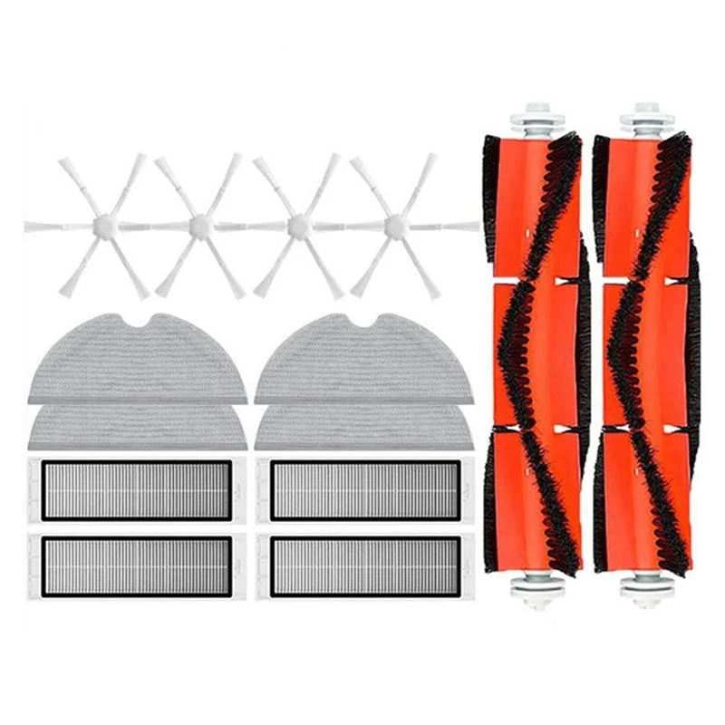 

Набор для робота-пылесоса Xiaomi Mi, швабра с фильтром, основная и боковая щетки, 2 стиля, tj03zhm