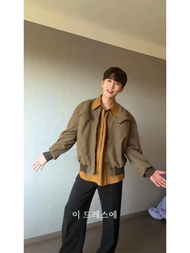 Американская уличная верхняя одежда-карго мужская весенне-осенняя винтажная