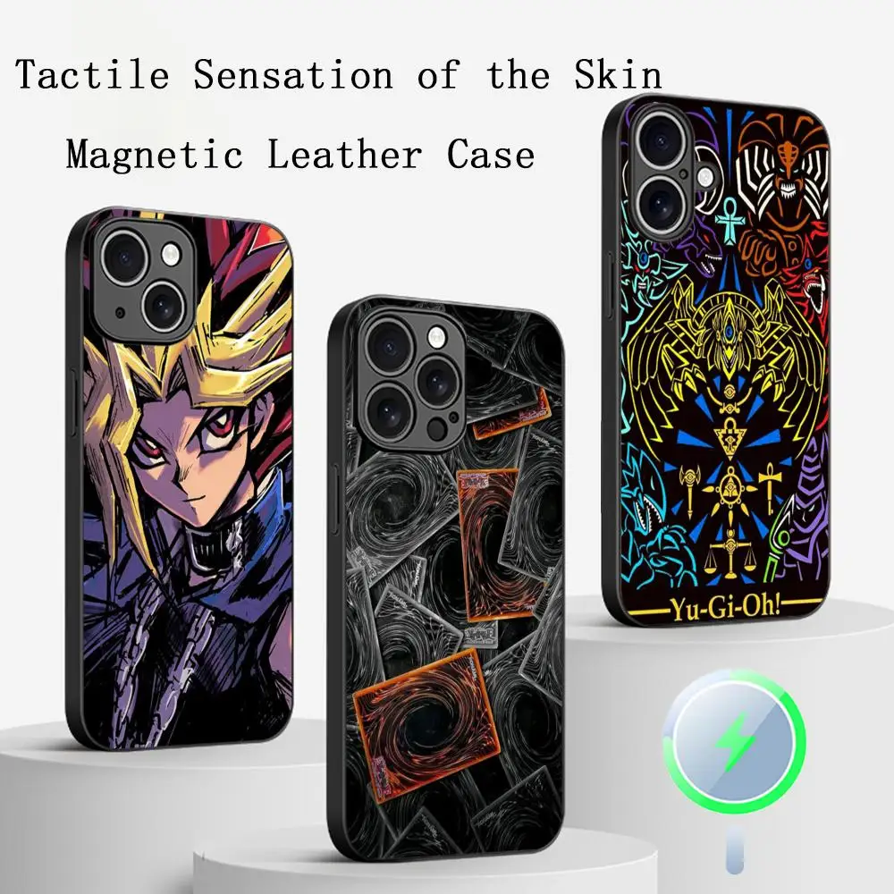 Чехол для телефона Yugioh с классическим аниме-дизайном iPhone 16 15 14 13 12 11 Plus Pro Max чехол