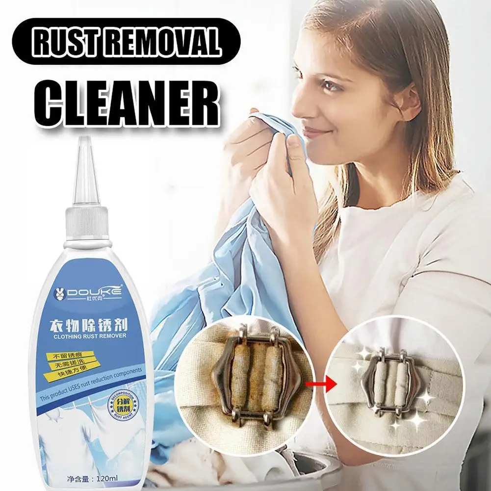 

120 мл средство для удаления ржавчины на одежде, многофункциональное средство для удаления ржавчины на ткани, эффективное средство для удале...