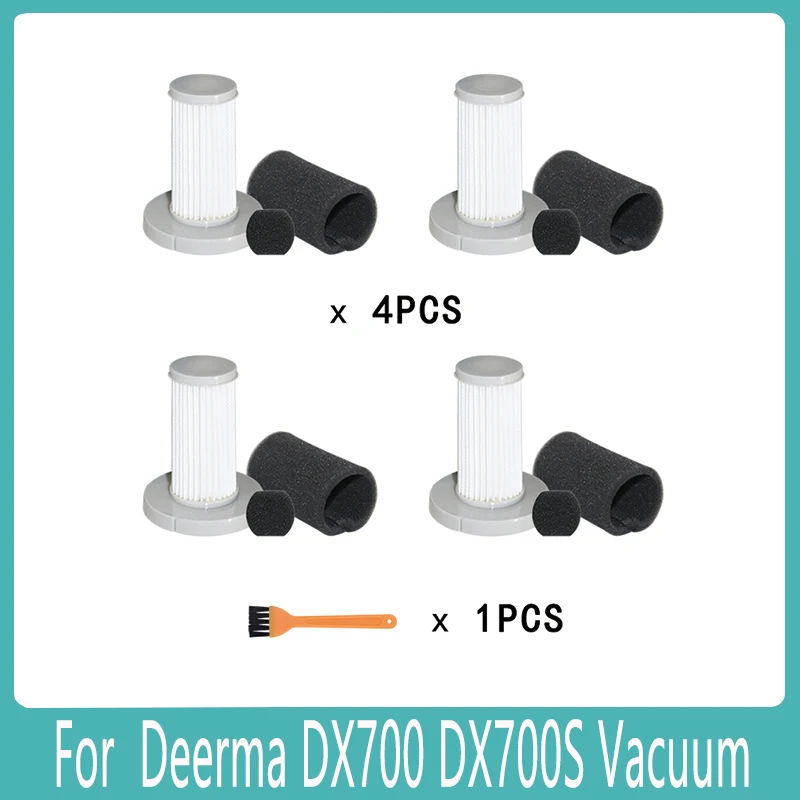 

For Xiaomi Deerma DX700 DX700S Vacuum Cleaner Washable HEPA Filter Cleaning Brushe Deep Filtration Replacement Accessories Parts