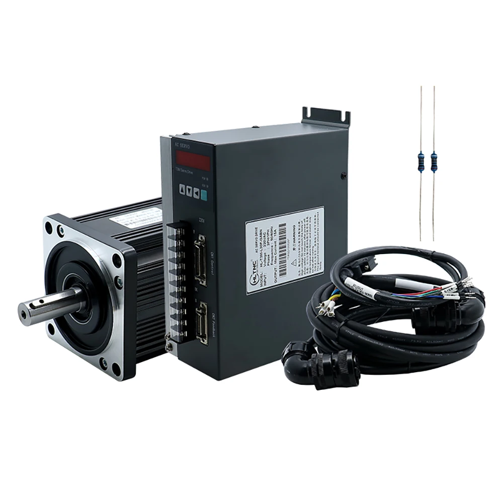 Фото Серводвигатель MHCNC 1800W 110ST-M06030 AC 6N 1.8KW 220V с драйвером T3L-L30F-RABF T3M-L30F-GABN, постоянный магнит, для ЧПУ №2