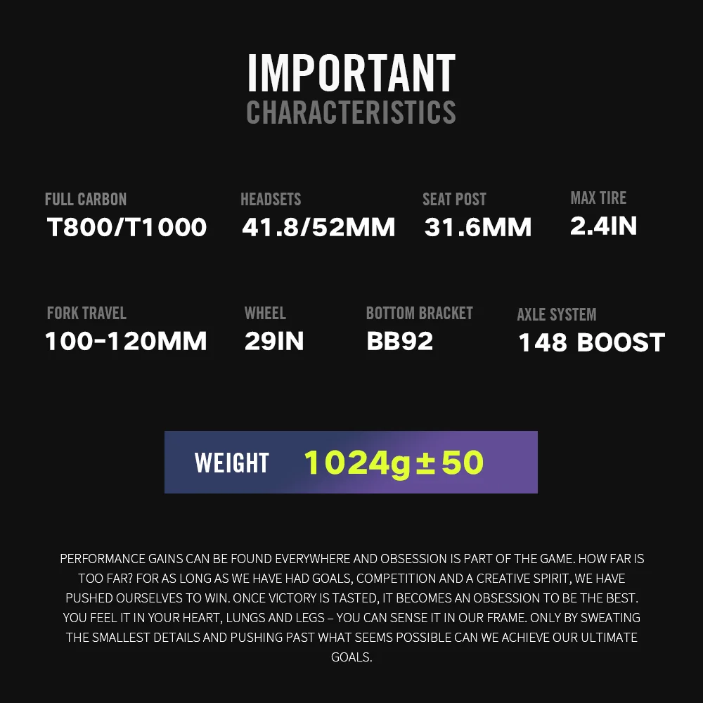 2022 LEXON SUPRA Carbon MTB Frame 29er Mountain Bike Carbon Frame 148*12mm  MTB Carbon Frames  15/17/19inch BOOST 29er FRAME