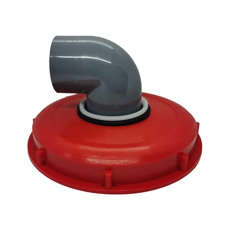 

IBC Ton Barrel Cover Cap 187CM With Gasket With Venting Ton Barrel Plastic Cover Double Hole Tote Tank Lid Breath Cover Fitting