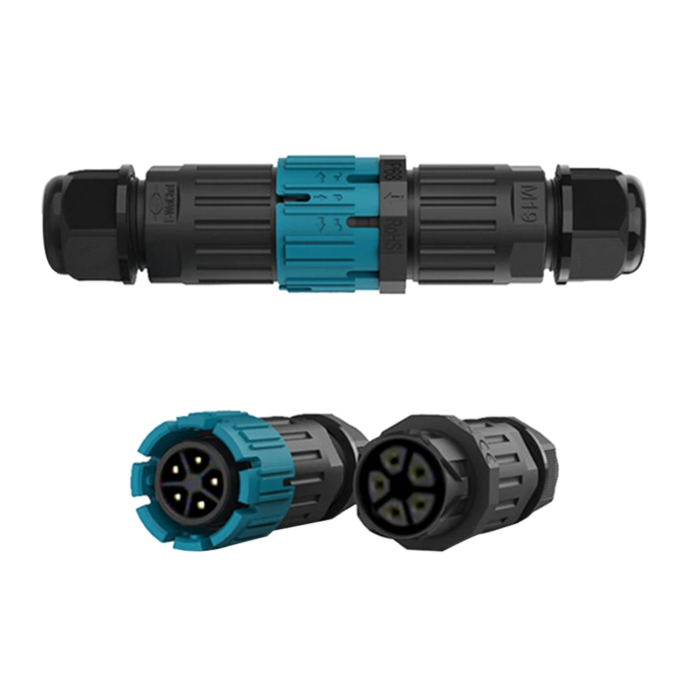 

5 Pin IP68 Waterproof Connector 20A 450V In-line Cable Coupler Plug Socket Connector SP13 Nylon PA66 IP68 Connector Tools