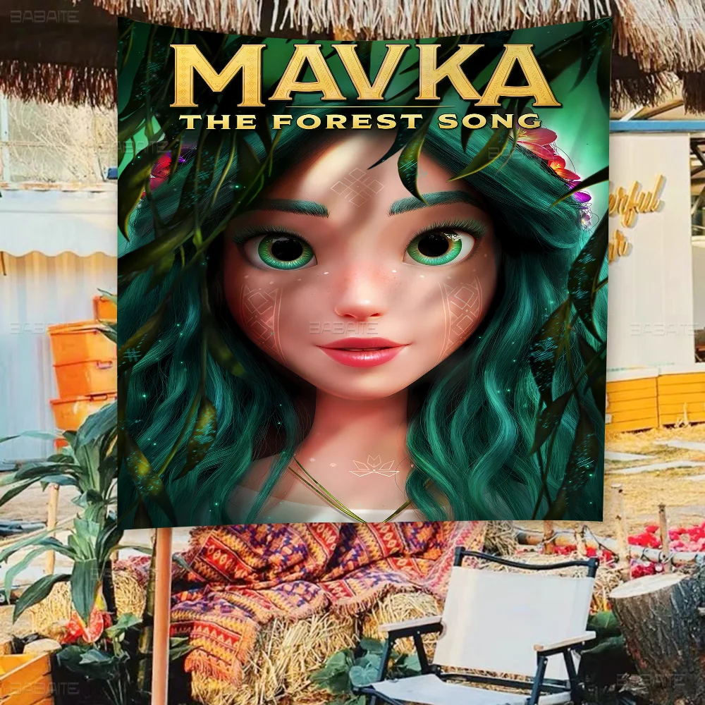Мультяшная пленка Mavka The Forest Song Печатный Большой Флаг искусство научная