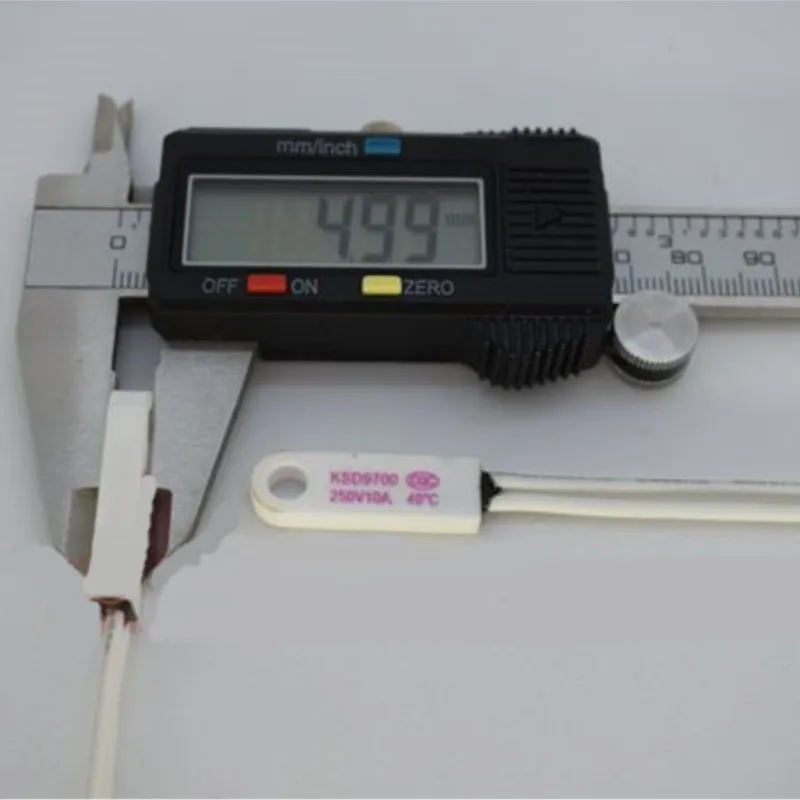 10 шт. керамический перфорированный термостат Ksd9700 75 нормально открытый закрытый