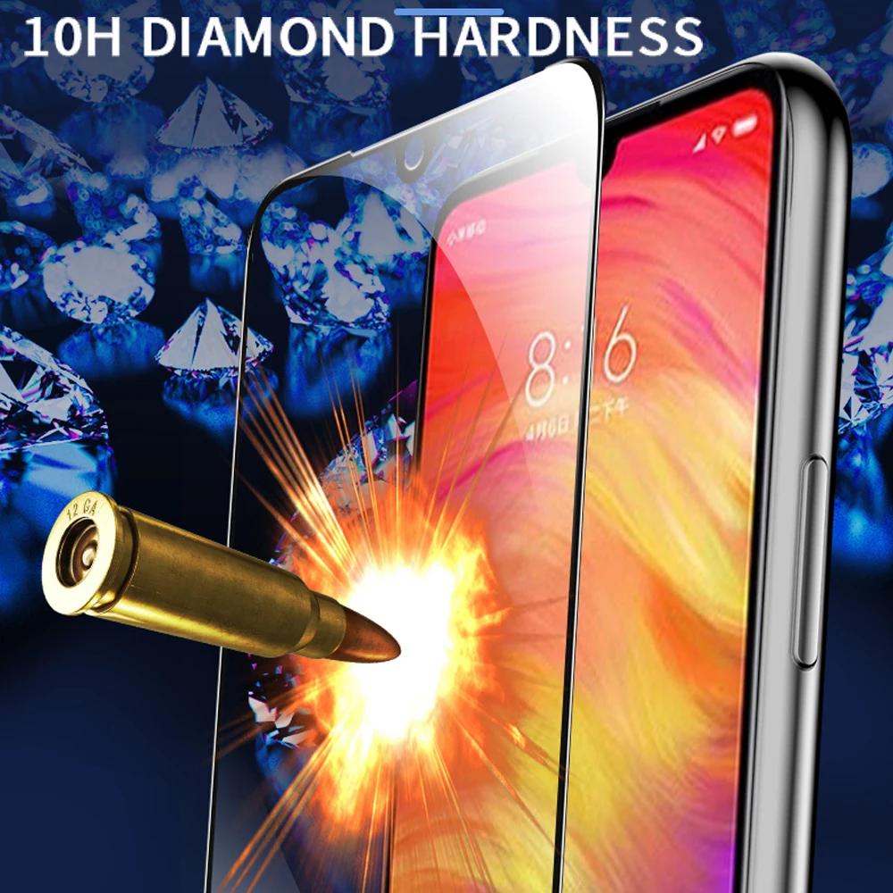 3 шт. Защитное стекло для Xiaomi Redmi Note 7 / Pro 6 дюйма |