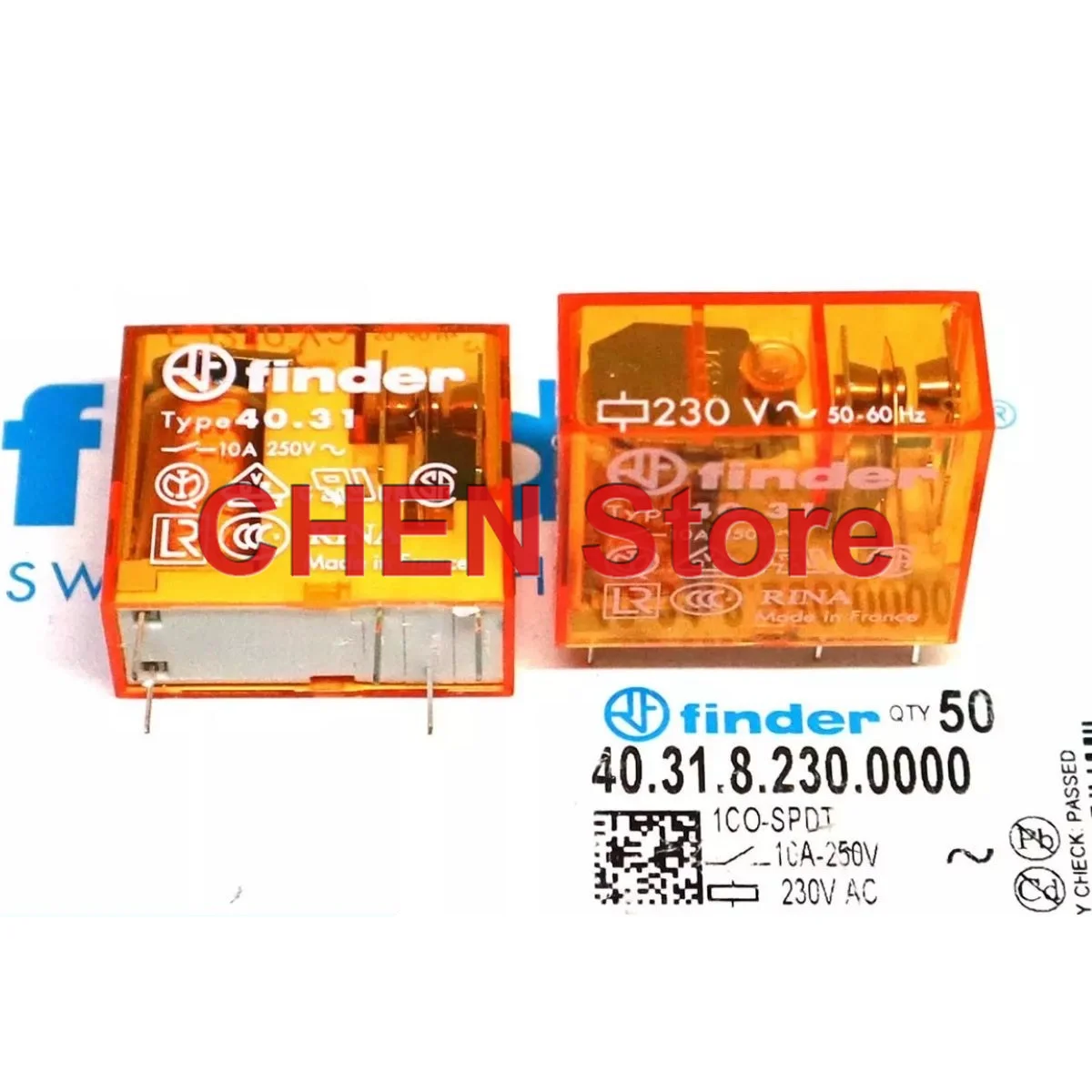 2 шт. Новое реле видоискателя 40,31.230.0000 230VDC 12A 5Pin Тип 40,31 миниатюрное реле печатной платы одно открытие и один закрытие 40,31 S