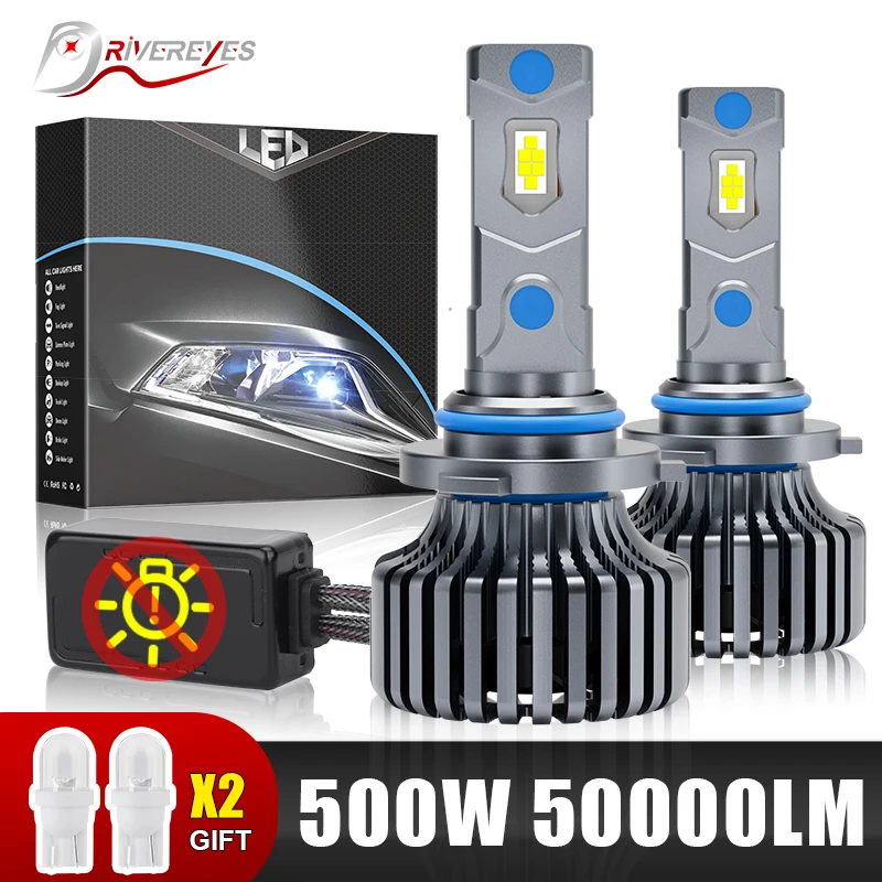 H4 LED H7 H11 Фара высокой мощности Canbus No Error CSP H1 H8 H9 9005 HB3 9006 HB4 9012 HIR2 Турбо-лампа 6000K