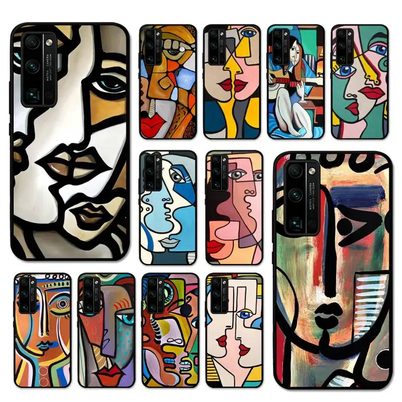 

Yinuoda Picasso Abstract Art Painting Phone Case For Huawei Honor V30 30 9X 7A Pro View 20 10 9 Lite 10I 8C 8X 5A Play Cover