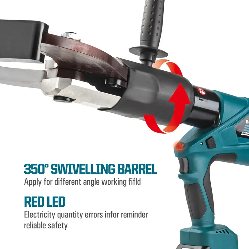 Кабельный резак Перезаряжаемый гидравлический кабельный ED-65C/85C/105C/120C кабель из